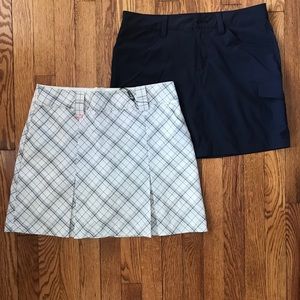 2 athletic/golf skorts